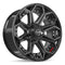 4PLAY 4P80R Wheels - Gloss Black Brushed with Tinted Clear