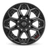 4PLAY 4P80R Wheels - Gloss Black Brushed with Tinted Clear