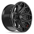 4PLAY 4P80R Wheels - Gloss Black Brushed with Tinted Clear