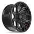 4PLAY 4P80R Wheels - Gloss Black Brushed with Tinted Clear