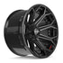 4PLAY 4P80R Wheels - Gloss Black Brushed with Tinted Clear