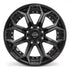 4PLAY 4P80R Wheels - Gloss Black Brushed with Tinted Clear