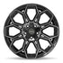 4PLAY 4P83 Wheels - Gloss Black Brushed with Tinted Clear