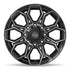 4PLAY 4P83 Wheels - Gloss Black Brushed with Tinted Clear