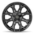 4PLAY 4P83 Wheels - Gloss Black Brushed with Tinted Clear