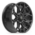 4PLAY 4P83 Wheels - Gloss Black Brushed with Tinted Clear