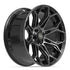 4PLAY 4P83 Wheels - Gloss Black Brushed with Tinted Clear