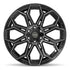 4PLAY 4P83 Wheels - Gloss Black Brushed with Tinted Clear
