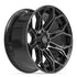 4PLAY 4P83 Wheels - Gloss Black Brushed with Tinted Clear