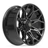 4PLAY 4P83 Wheels - Gloss Black Brushed with Tinted Clear