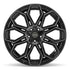 4PLAY 4P83 Wheels - Gloss Black Brushed with Tinted Clear