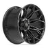4PLAY 4P83 Wheels - Gloss Black Brushed with Tinted Clear