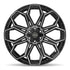 4PLAY 4P83 Wheels - Gloss Black Brushed with Tinted Clear