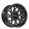 4PLAY 4PL28 Wheels - Gloss Black Brushed with Tinted Clear