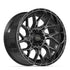4PLAY 4PL28 Wheels - Gloss Black Brushed with Tinted Clear