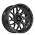 4PLAY 4PL28 Wheels - Gloss Black Brushed with Tinted Clear