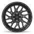 4PLAY 4PL28 Wheels - Gloss Black Brushed with Tinted Clear