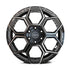 4PLAY 4PS26 Wheels - Gloss Black Brushed with Tinted Clear