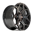 4PLAY 4PS26 Wheels - Gloss Black Brushed with Tinted Clear