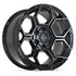 4PLAY 4PS26 Wheels - Gloss Black Brushed with Tinted Clear