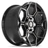 4PLAY 4PS26 Wheels - Gloss Black Brushed with Tinted Clear
