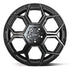 4PLAY 4PS26 Wheels - Gloss Black Brushed with Tinted Clear