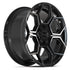 4PLAY 4PS26 Wheels - Gloss Black Brushed with Tinted Clear