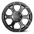 4PLAY 4PS26 Wheels - Gloss Black Brushed with Tinted Clear
