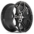 4PLAY 4PS26 Wheels - Gloss Black Brushed with Tinted Clear