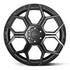4PLAY 4PS26 Wheels - Gloss Black Brushed with Tinted Clear