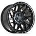 4PLAY 4PS28 Wheels - Gloss Black Brushed with Tinted Clear