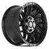4PLAY 4PS28 Wheels - Gloss Black Brushed with Tinted Clear