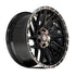 4PLAY 4PS28 Wheels - Gloss Black Brushed with Tinted Clear