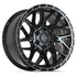 4PLAY 4PS28 Wheels - Gloss Black Brushed with Tinted Clear