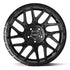 4PLAY 4PS28 Wheels - Gloss Black Brushed with Tinted Clear