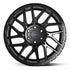 4PLAY 4PS28 Wheels - Gloss Black Brushed with Tinted Clear