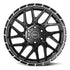 4PLAY 4PS28 Wheels - Gloss Black Brushed with Tinted Clear