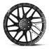 4PLAY 4PS28 Wheels - Gloss Black Brushed with Tinted Clear