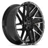 4PLAY 4PS28 Wheels - Gloss Black Brushed with Tinted Clear