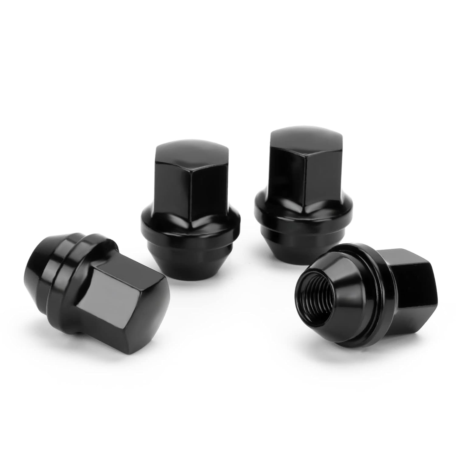 Truck/SUV Acorn Lug Nuts - Black - All Makes & Models (For Aftermarket Wheels)