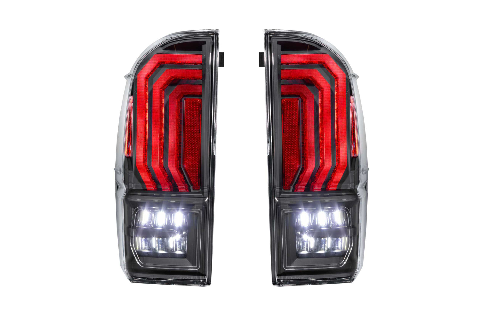 XB LED Tail Lights: Toyota Tacoma (16-23 / Clear Lens / Set)
