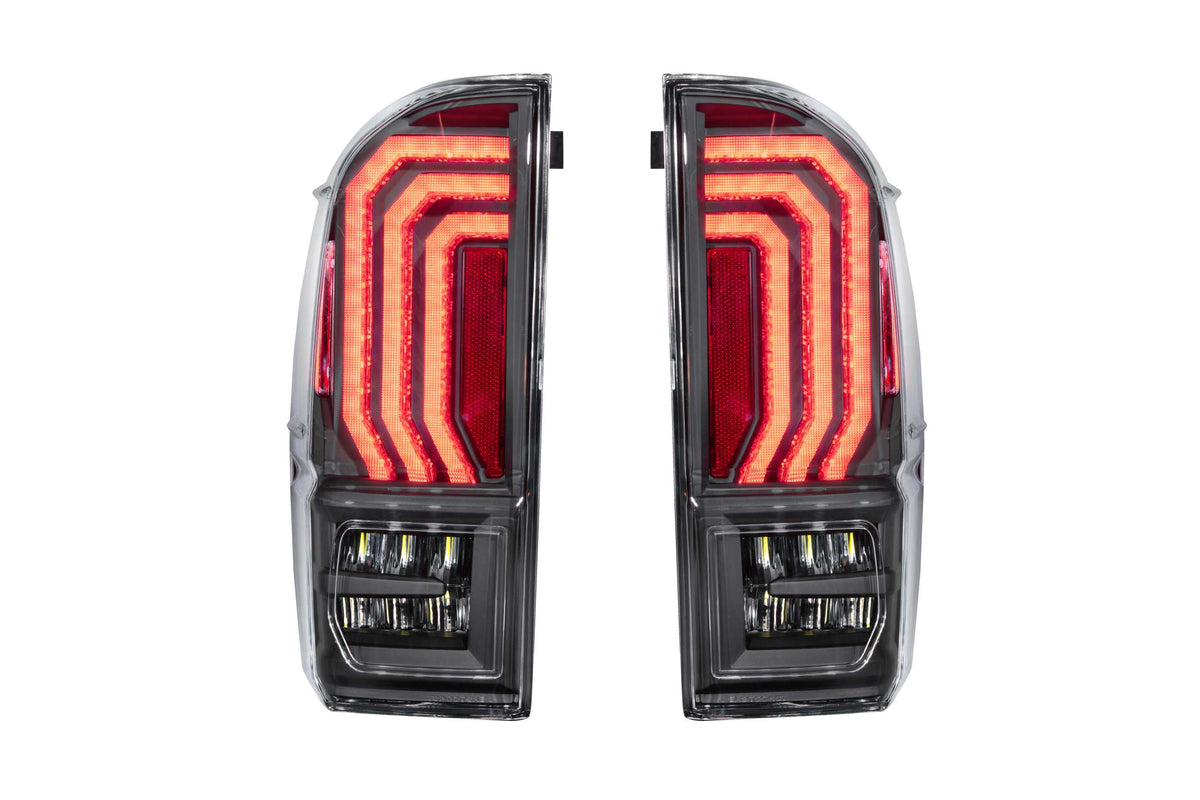 XB LED Tail Lights: Toyota Tacoma (16-23 / Clear Lens / Set)