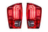 XB LED Tail Lights: Toyota Tacoma (16-23 / Red Lens / Set)