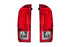 XB LED Tail Lights: Toyota Tacoma (16-23 / Red Lens / Set)