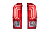 XB LED Tail Lights: Toyota Tacoma (16-23 / Red Lens / Set)