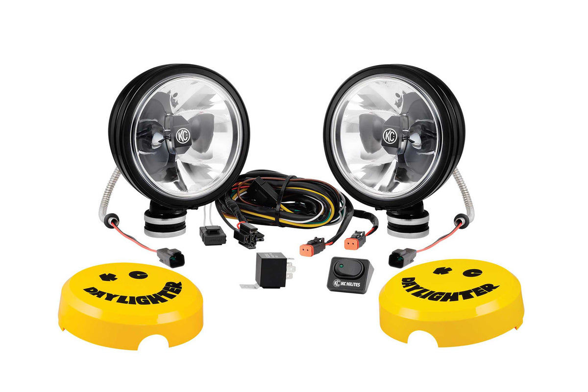 KC Hilites Daylighter Halogen: (6in / 100w Spread / Pair)