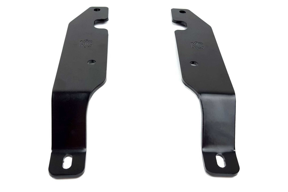 KC Hilites Light Mounts: (Windshield Pillar Mount / Wrangler YJ / Pair)