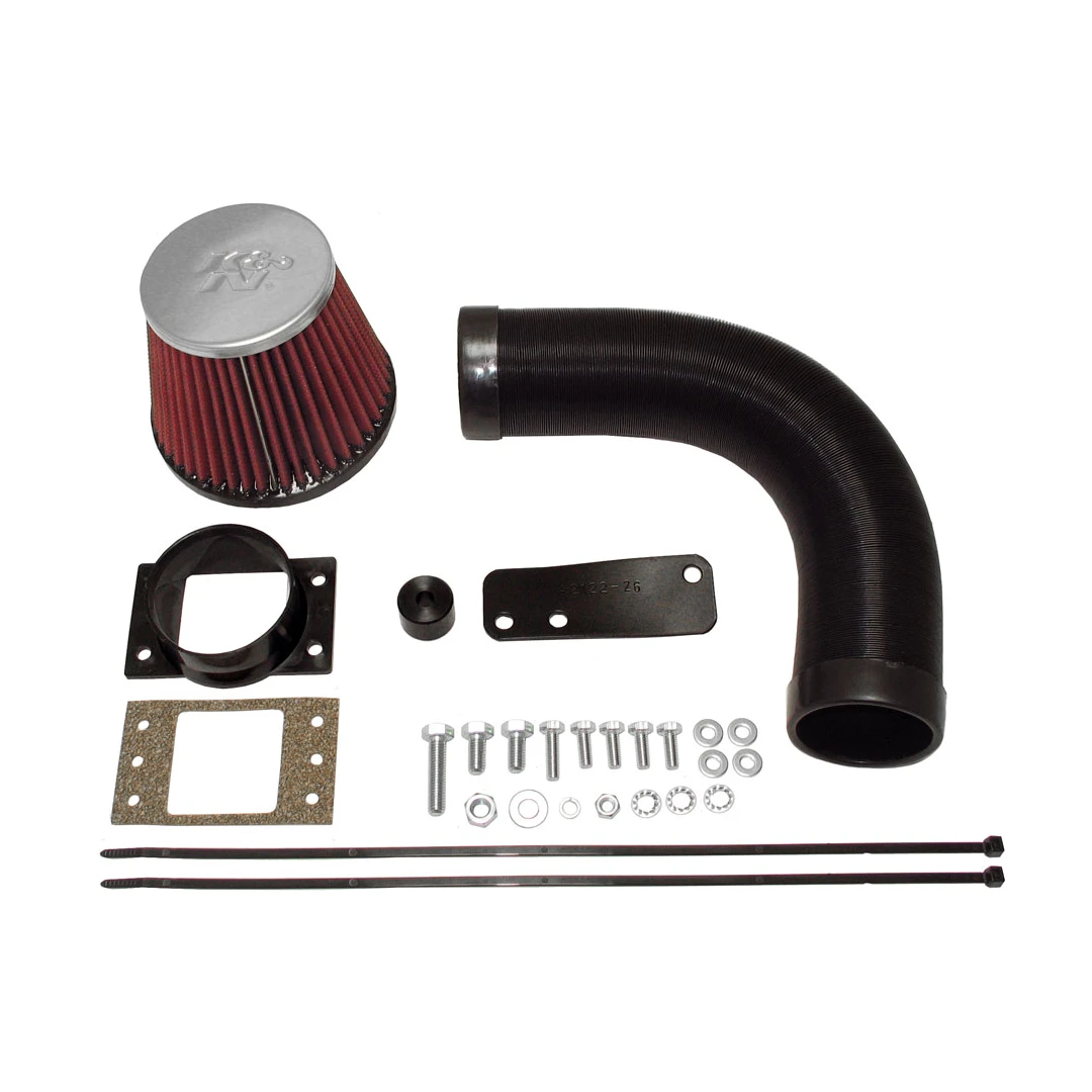 K&N Cold Air Intake - High-flow, Roto-mold Tube - BMW 320I, 323I, 325i, E34, 170BH