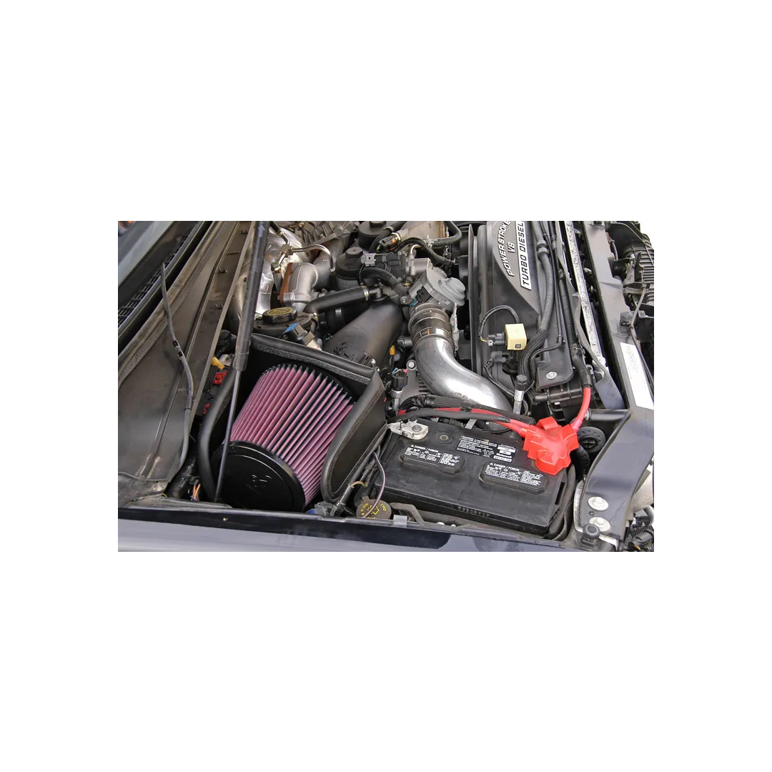 K&N Cold Air Intake - High-flow, Roto-mold Tube - FORD F-SERIES SD, V8-6.4L 2008-2010 - Legends Auto Parts