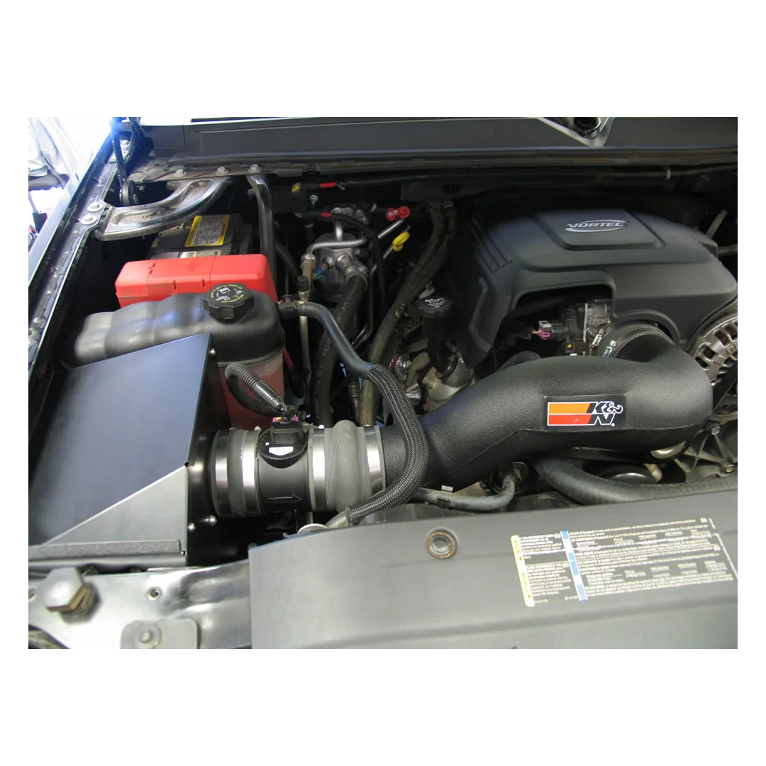 K&N Cold Air Intake - High-flow, Roto-mold Tube - CHEVY, GMC, CADILLAC, V8-4.8, 5.3, 6.0 & 6.2